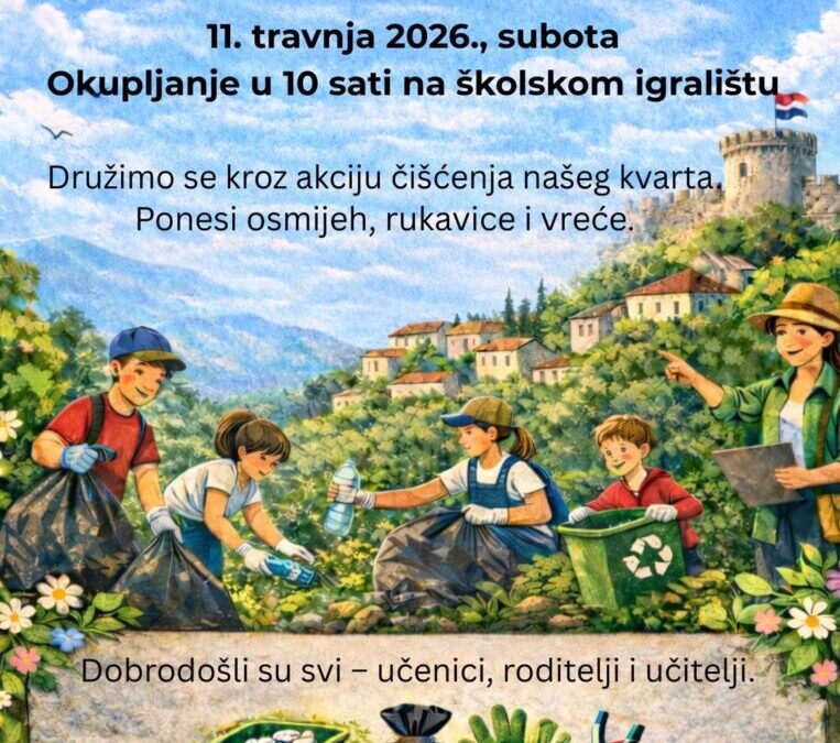 Poziv na eko akciju čišćenja Trsata u subotu 11. travnja