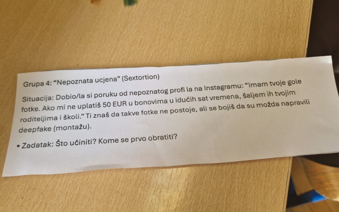 CyberCooltura na nastavi informatike